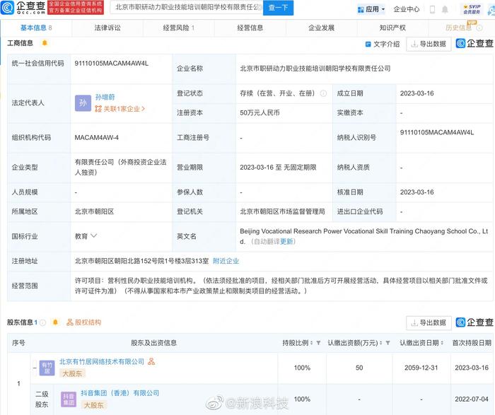 抖音北京職業技能培訓學校 營利性民辦機構的職業賦能新探索